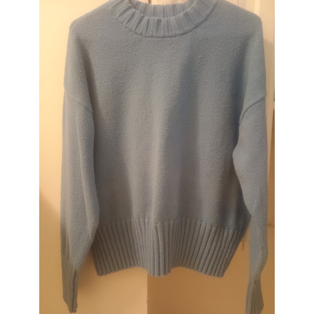 Gap Women's Blue Cotton Cardigan Sweater Long Sleeve, Size XL